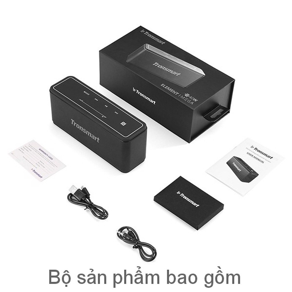 Mô tả Loa Bluetooth Tronsmart Element Mega | Công suất 40W | Công nghệ âm thanh 3D | 15h chơi nhạc | Bảo Hành 12 tháng - 7