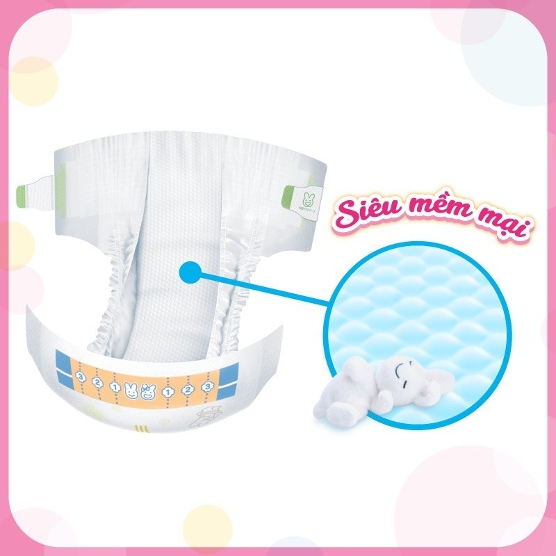Mô tả Combo 3 Tã/bỉm dán Merries Đủ Size NB76/S70/M56/L48/XL40 - 1