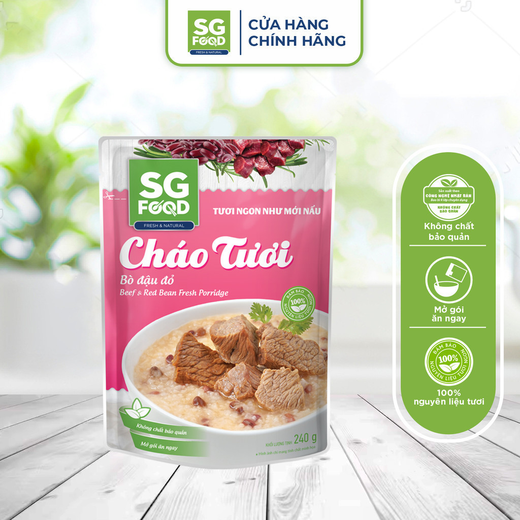 Mô tả Cháo tươi Deli Sài Gòn Food 240g thơm ngon tiện lợi - 1