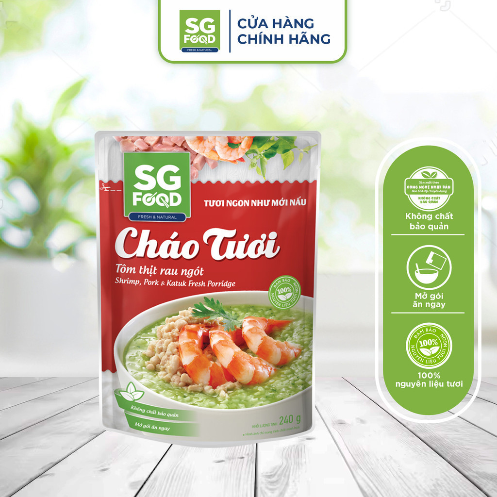 Mô tả Cháo tươi Deli Sài Gòn Food 240g thơm ngon tiện lợi - 3