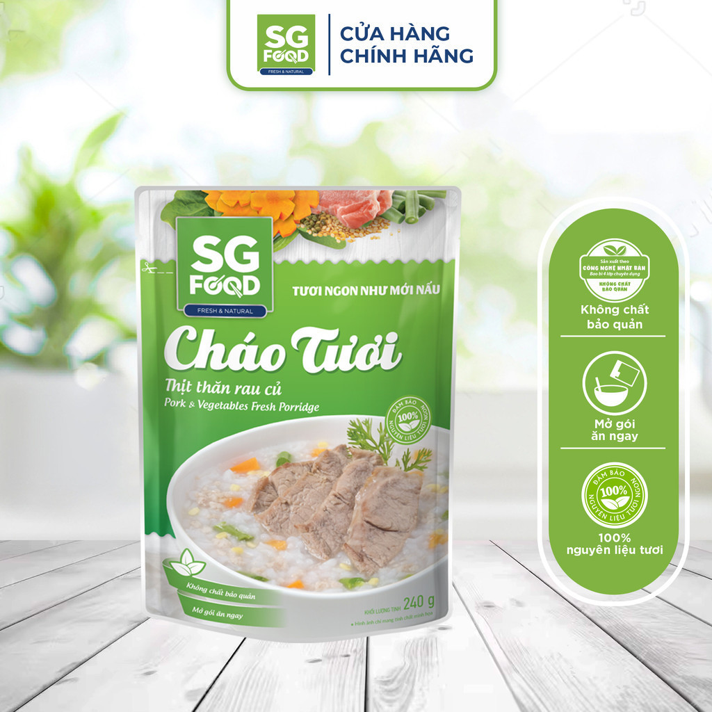 Mô tả Cháo tươi Deli Sài Gòn Food 240g thơm ngon tiện lợi - 4