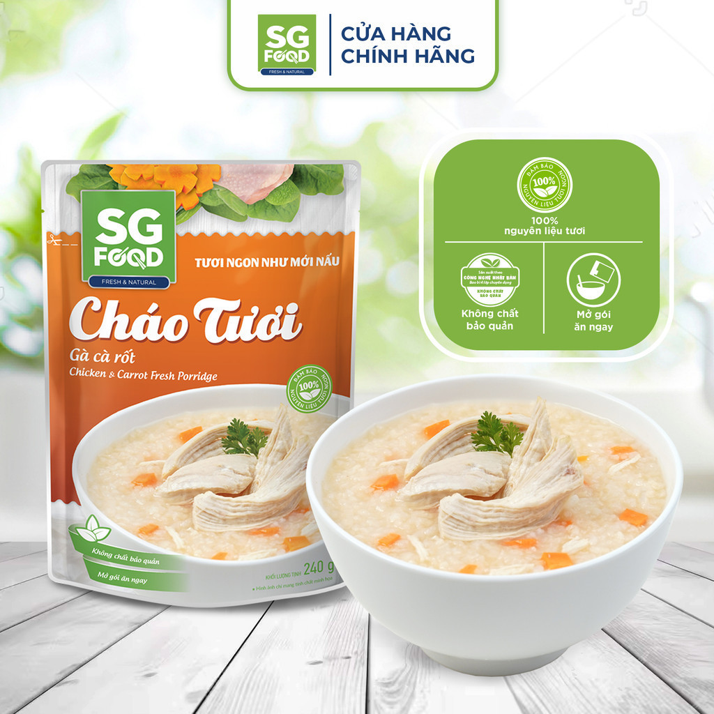 Mô tả Cháo tươi Deli Sài Gòn Food 240g thơm ngon tiện lợi - 5