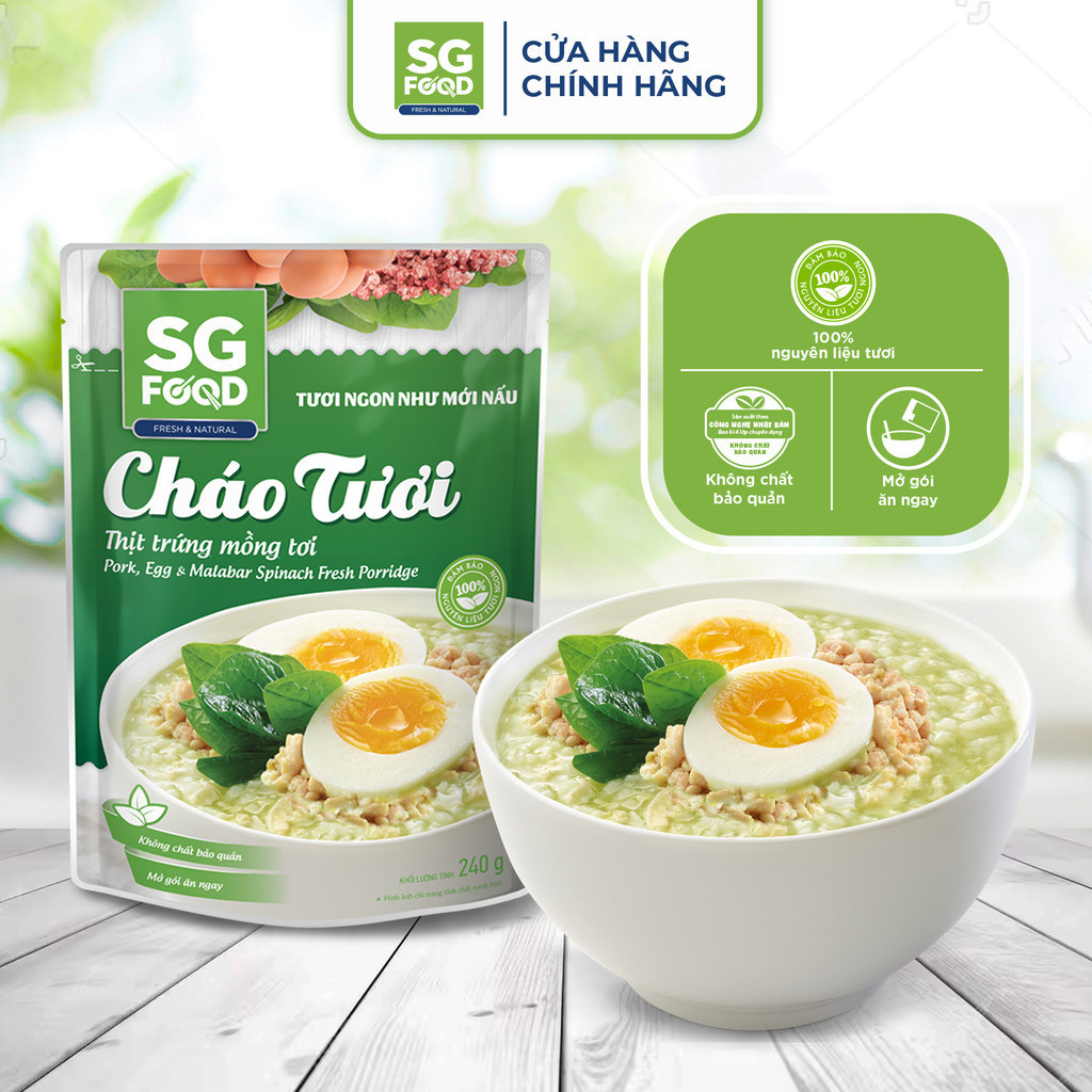Mô tả Cháo tươi Deli Sài Gòn Food 240g thơm ngon tiện lợi - 6