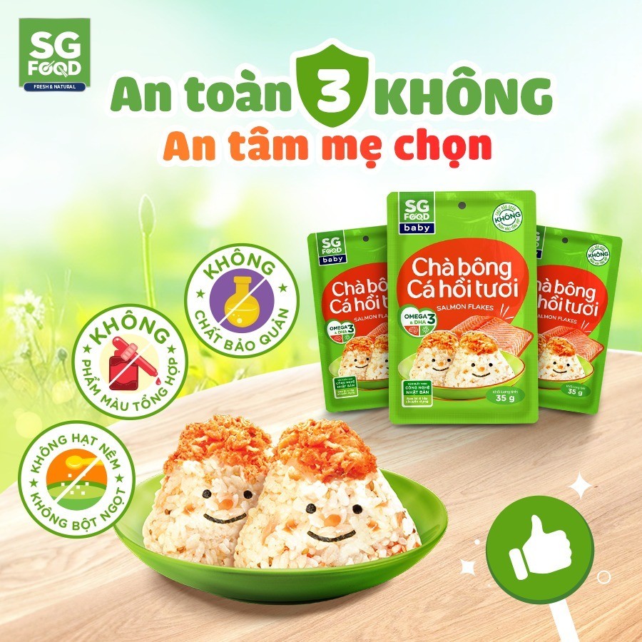 Mô tả Chà bông Cá hồi tươi ngon cao cấp SGFood 35g - 2