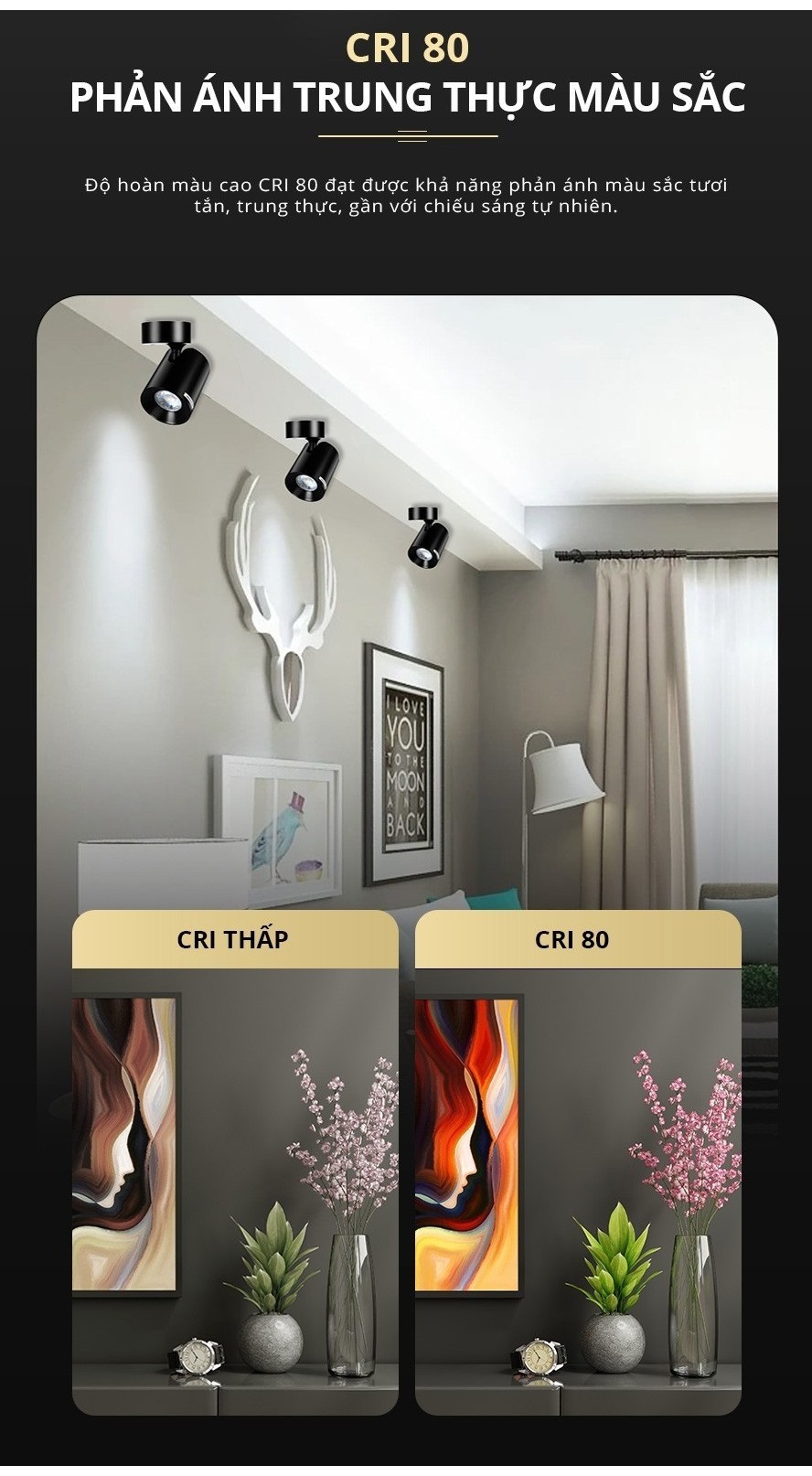 Mô tả Đèn Rọi ray Panasonic, Đèn chiếu điểm Spotlight Công suất 7W Loại Gắn thanh ray và Loại Gắn trần - 5