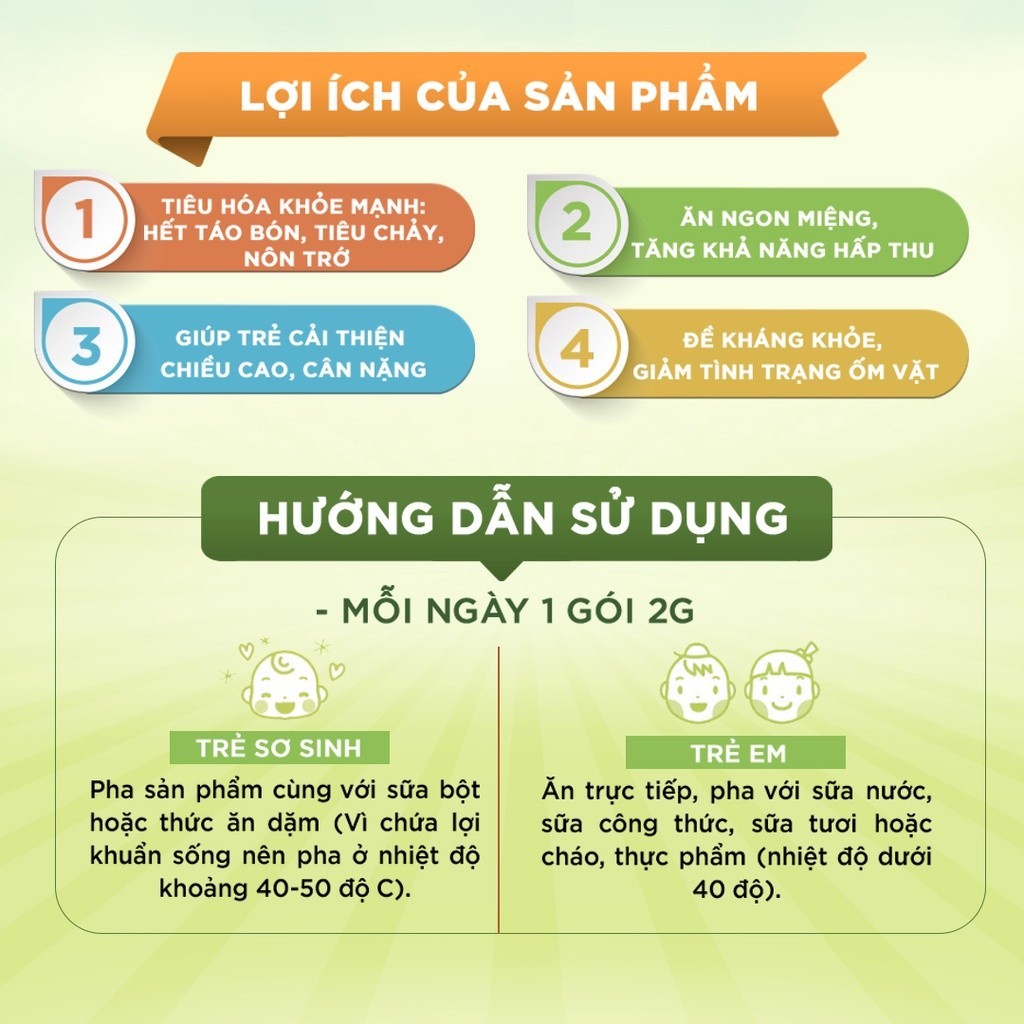 Mô tả Men Vi Sinh Hỗ Trợ Tiêu Hóa Cho Bé Lotte Sysy - Men Vi Sinh Hàn Quốc Bổ Sung Lợi Khuẩn - Men Cải Thiện Biếng Ăn Cho Trẻ - 3