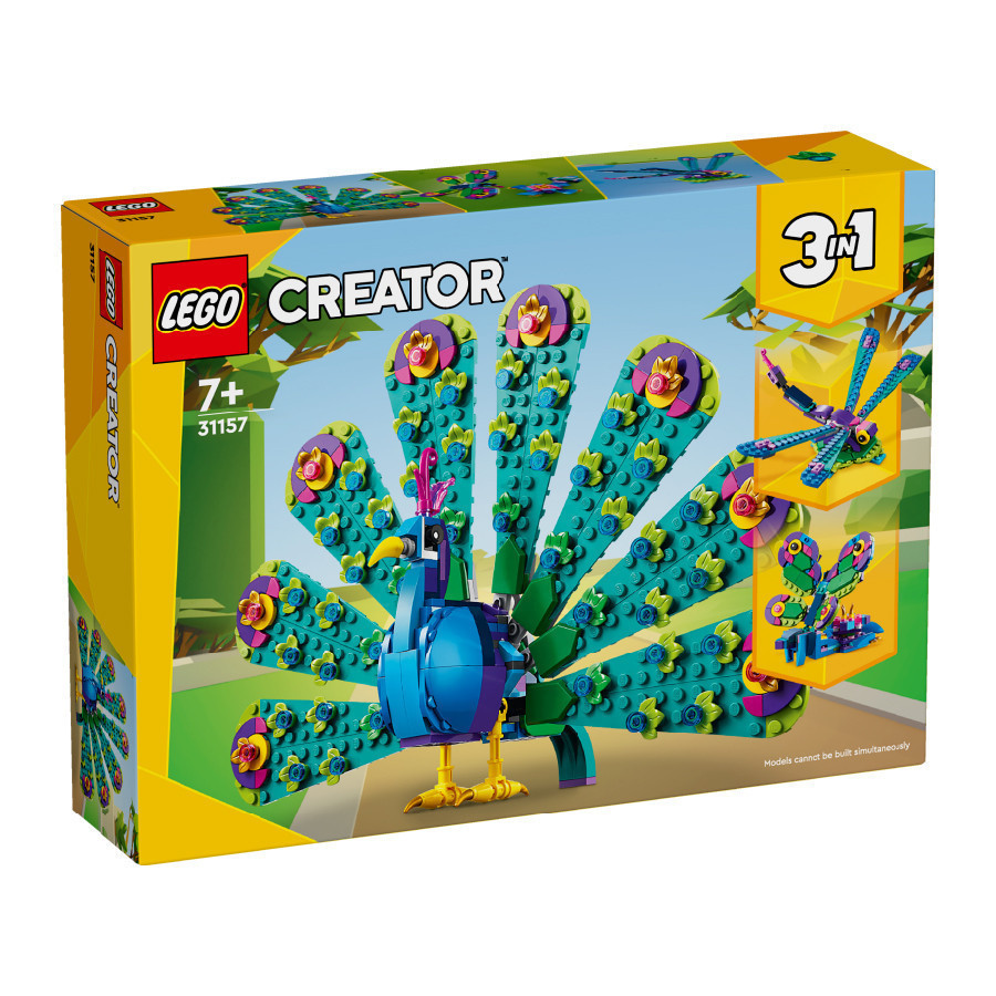 LEGO CREATOR 31157 Đồ Chơi Lắp Ráp Mô Hình Chim Công Sặc Sỡ 31157 (355 ...