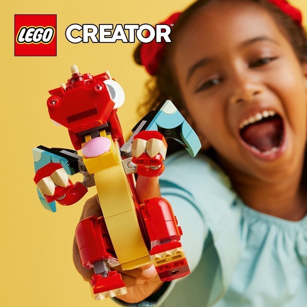 Mô tả LEGO CREATOR 31145 Đồ chơi lắp ráp Rồng đỏ may mắn (149 chi tiết) - 1