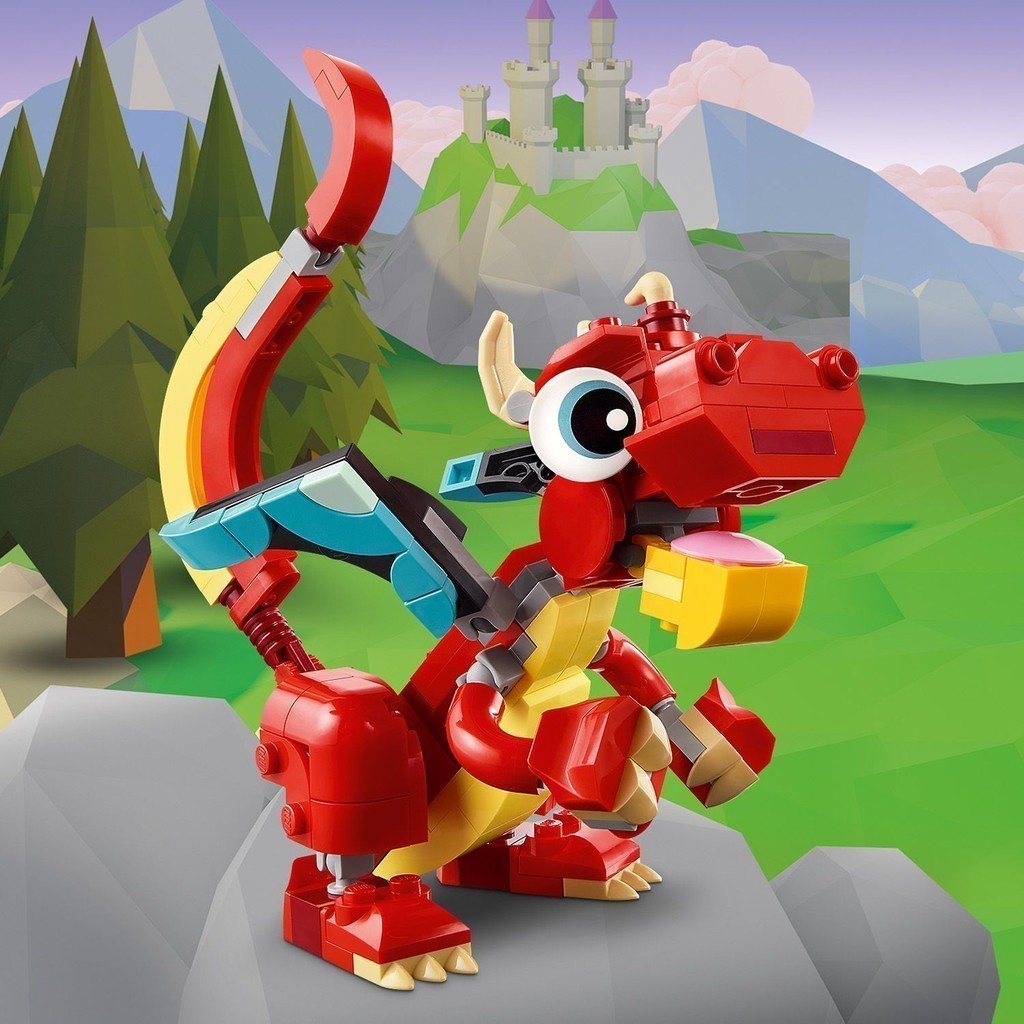 Mô tả LEGO CREATOR 31145 Đồ chơi lắp ráp Rồng đỏ may mắn (149 chi tiết) - 3