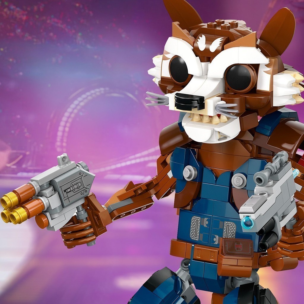 LEGO SUPERHEROES 76282 Đồ chơi lắp ráp Mô hình nhân vật Rocket (566 chi ...