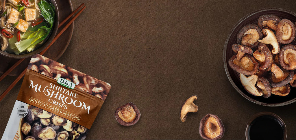 Mô tả Nấm hương sấy giòn DJ&A Úc 30g - Tốt Cho Sức Khỏe - Ăn vặt văn phòng - Snack nấm đông cô - Thay kẹo cho trẻ | Origin VN - 1