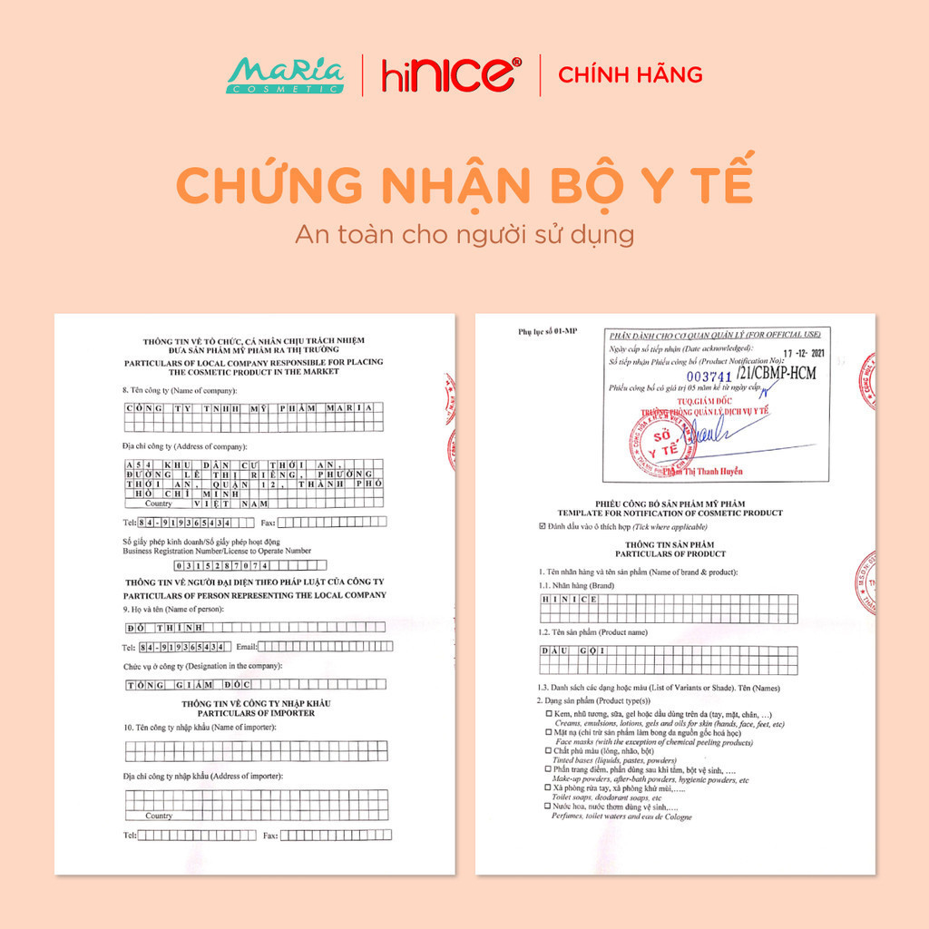 Mô tả Bộ Gội Xả Tinh Dầu Gừng Thiên Nhiên hiNICE Ginger Hỗ Trợ Phục Hồi Tóc Khô Xơ, Sạch Gàu - 7