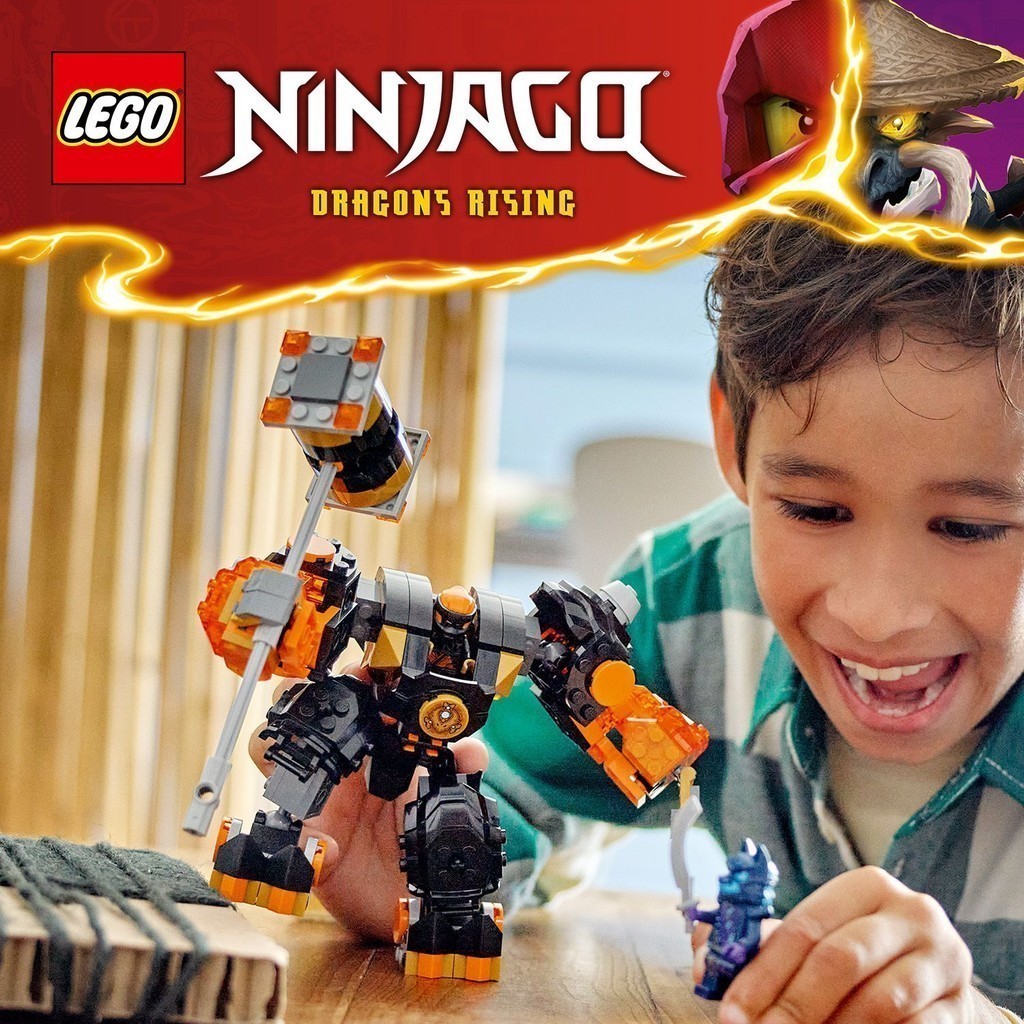 Mô tả LEGO NINJAGO 71806 Đồ chơi lắp ráp Chiến giáp của Cole (235 chi tiết) - 1