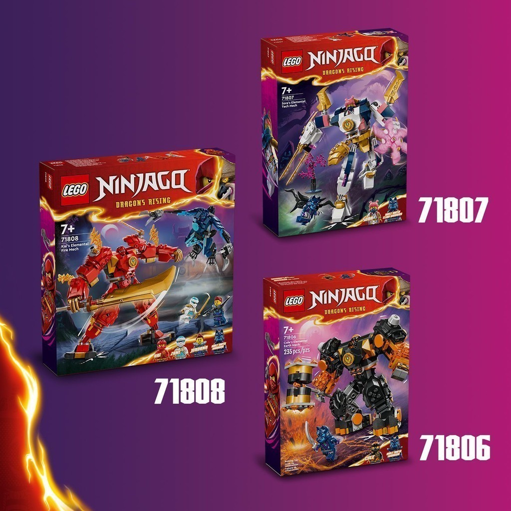 Mô tả LEGO NINJAGO 71806 Đồ chơi lắp ráp Chiến giáp của Cole (235 chi tiết) - 6