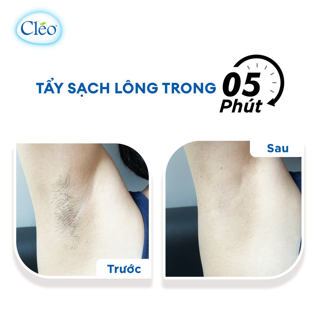 Mô tả Combo 02 Kem Tẩy Lông Cho Da Nhạy Cảm Cleo Avocado Hair Removal Cream 50g/ tuýp - 1