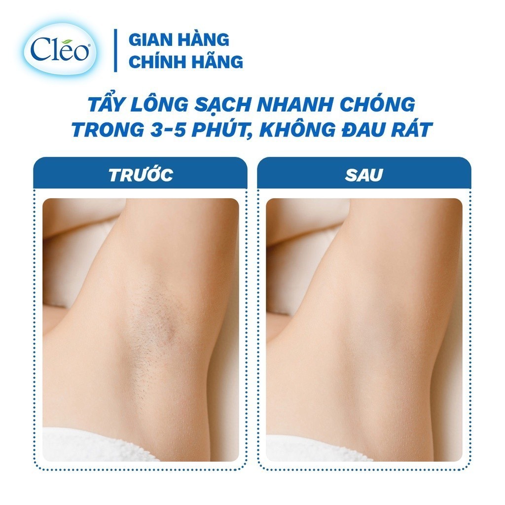 Mô tả Combo 02 hộp Kem Tẩy Lông Cho Da Thường Cleo Avocado Hair Removal Cream Normal Skin 50g/hộp tẩy lông chân, tay, nách,... - 1