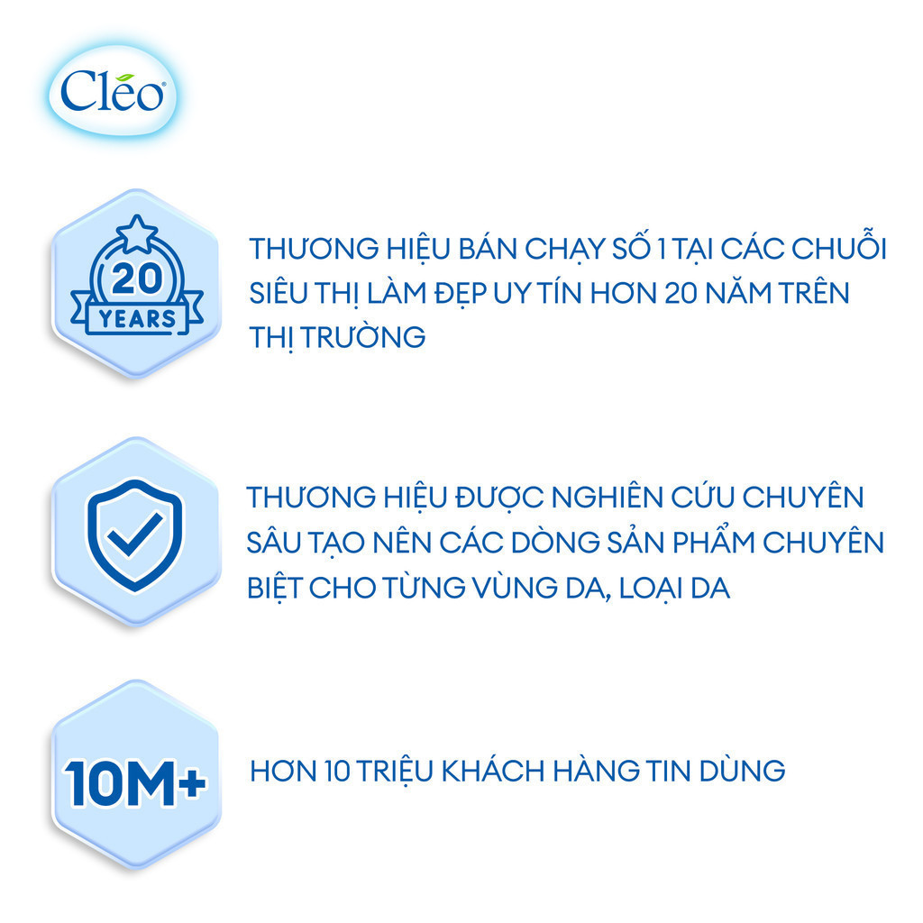Mô tả Gel dưỡng da sau tẩy lông Cléo cho mọi loại da làm dịu mát tức thì, dưỡng da mềm mịn 50G - 3