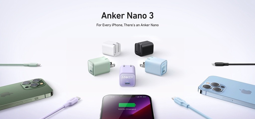 Mô tả Sạc ANKER 511 Nano 3 30W 1 cổng USB-C PiQ 3.0 tương thích PD - A2147 - Hỗ trợ sạc nhanh từ iPhone 8 series trở lên. - 1