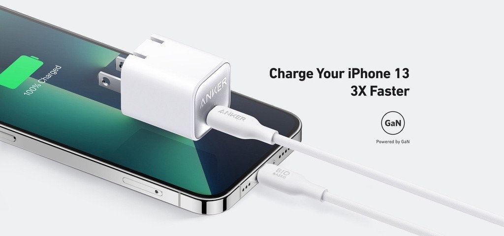 Mô tả Sạc ANKER 511 Nano 3 30W 1 cổng USB-C PiQ 3.0 tương thích PD - A2147 - Hỗ trợ sạc nhanh từ iPhone 8 series trở lên. - 3