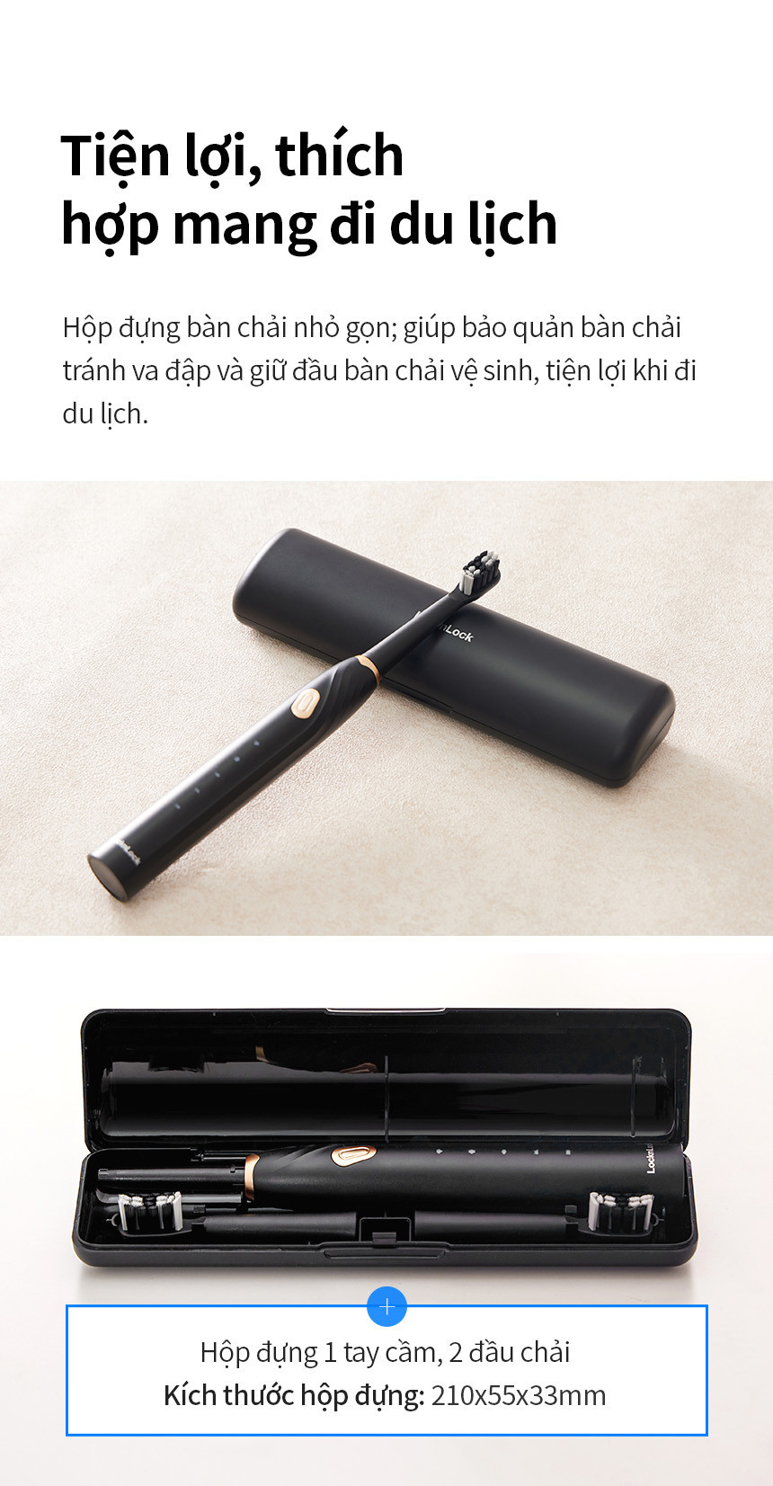 Đầu bàn chải thay thế Lock&Lock ENR321BLK
