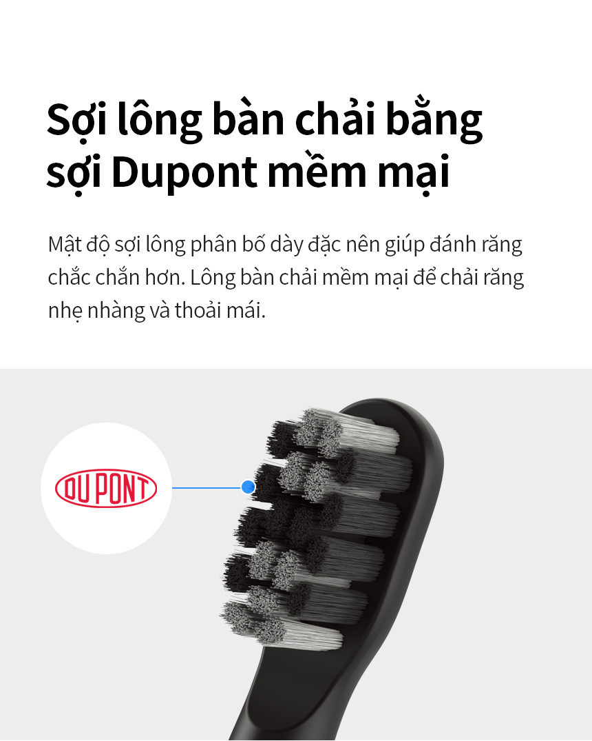Chống nước IPX7 của bàn chải điện Lock&Lock ENR321BLK