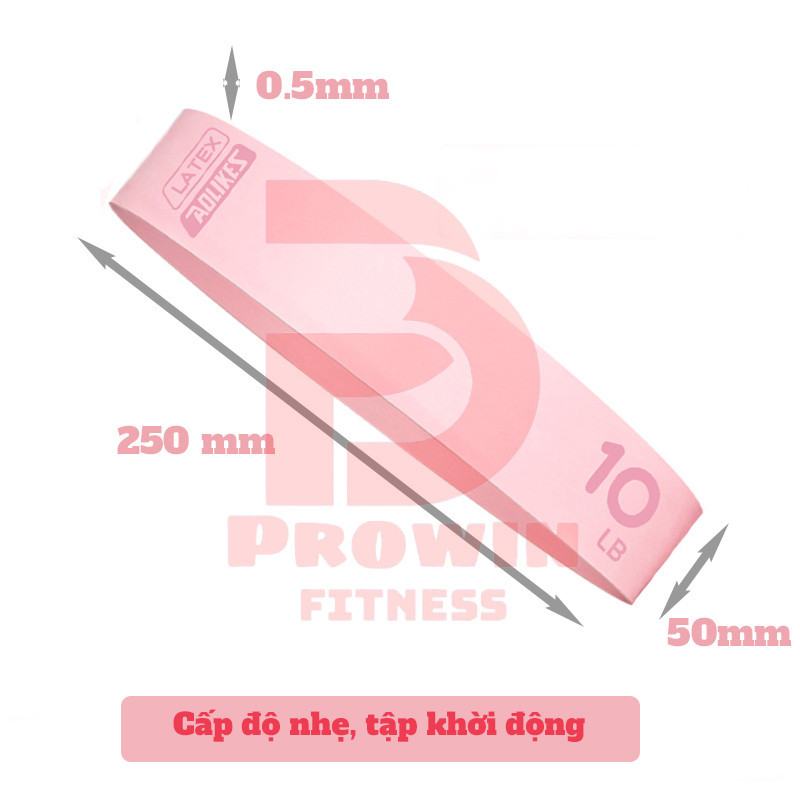 Mô tả Dây Kháng Lực Miniband AoLikes Version 2024 Tập Mông Đá Bóng Yoga Cao Su Cao Cấp - 4
