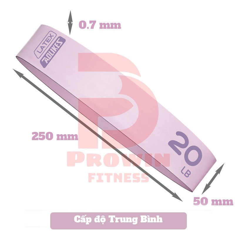 Mô tả Dây Kháng Lực Miniband AoLikes Version 2024 Tập Mông Đá Bóng Yoga Cao Su Cao Cấp - 5