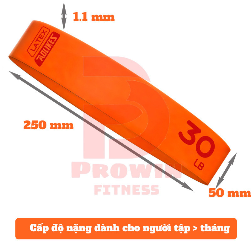 Mô tả Dây Kháng Lực Miniband AoLikes Version 2024 Tập Mông Đá Bóng Yoga Cao Su Cao Cấp - 9