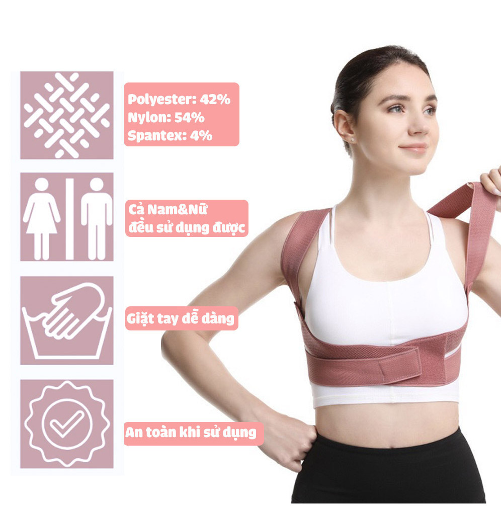 Mô tả Đai bảo vệ vòng 1 Prowin định hình và nâng đỡ ngực khi tập gym, yoga - 4
