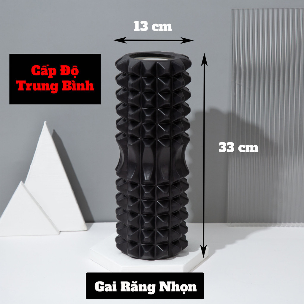 Mô tả Con lăn giãn cơ Foarm Roller Massage tập gym Yoga thể thao cao cấp Prowin Fitness - 2