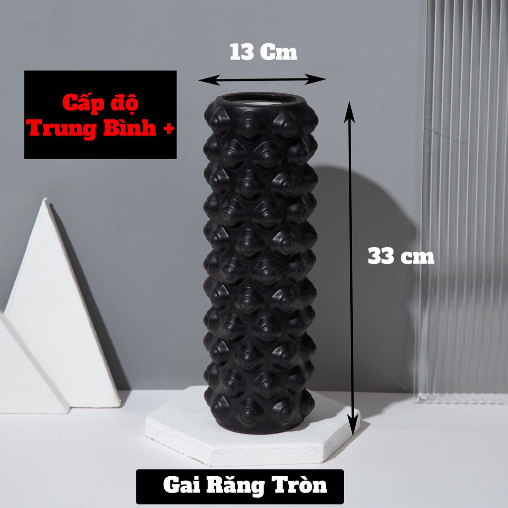 Mô tả Con lăn giãn cơ Foarm Roller Massage tập gym Yoga thể thao cao cấp Prowin Fitness - 3