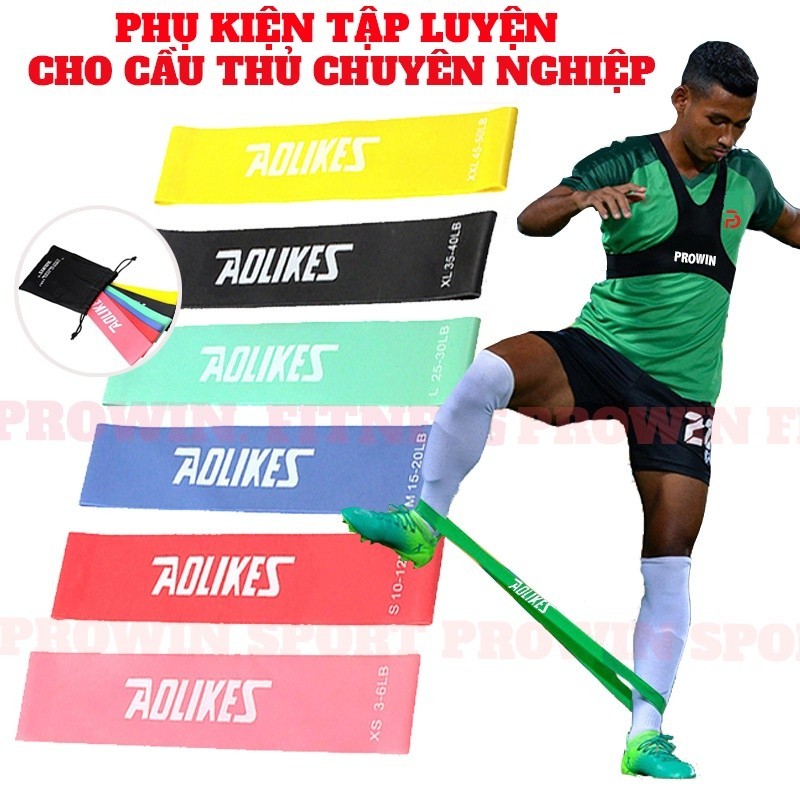 Mô tả Dây miniband Aolikes kháng lực tập gym chân mông tay đùi cao su đàn hồi nam nữ - 4
