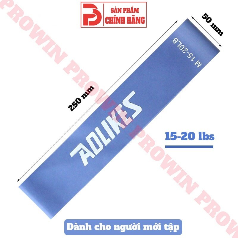 Mô tả Dây miniband Aolikes kháng lực tập gym chân mông tay đùi cao su đàn hồi nam nữ - 7