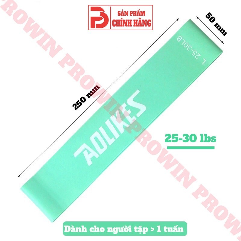 Mô tả Dây miniband Aolikes kháng lực tập gym chân mông tay đùi cao su đàn hồi nam nữ - 8