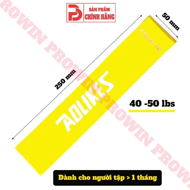 Mô tả Dây miniband Aolikes kháng lực tập gym chân mông tay đùi cao su đàn hồi nam nữ - 10