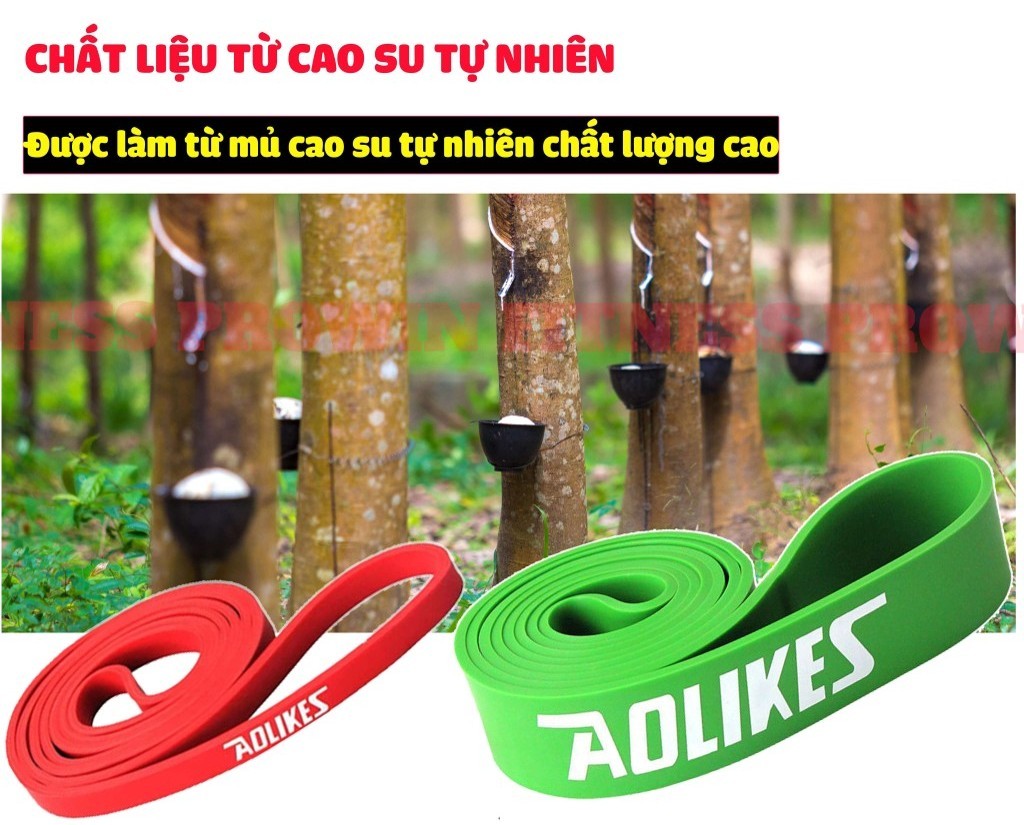 Mô tả Dây Kháng Lực Powerband Aolikes Tập Chân Mông Vai Lưng Cao Su Cao Cấp - 3