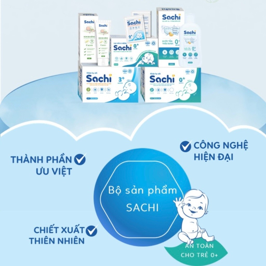 Mô tả Nước Tắm Thảo Dược An Toàn Cho Bé SACHI Chai 250ml Làm Sạch, Ngăn Ngừa Rôm Sảy, Mảng Bám Da Đầu - 2