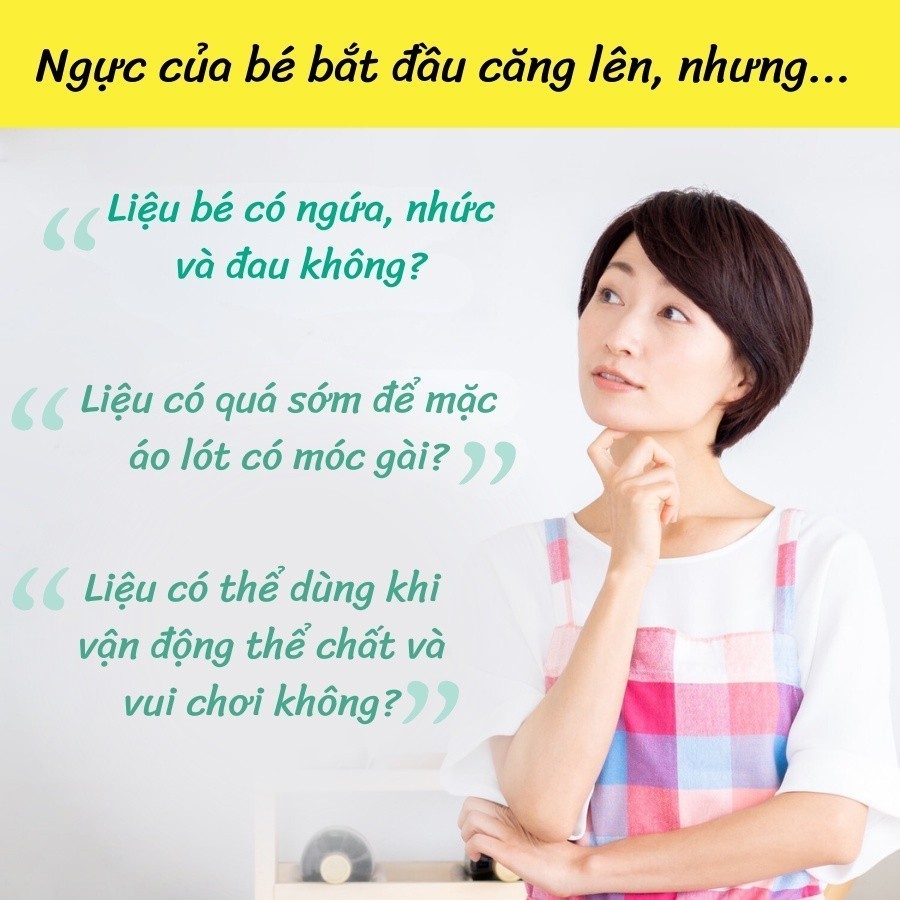 Mô tả Áo lót trẻ em Wacoal Lecien ISFB002 không gọng, không móc cài - SFB002 - 1