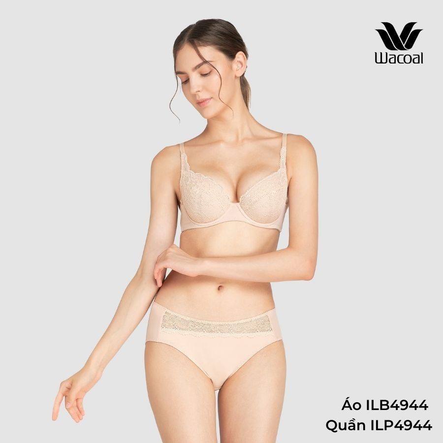 Mô tả Áo lót Wacoal ILB4944 có gọng, ren, nâng nhẹ, không mút - LB4944 - 1