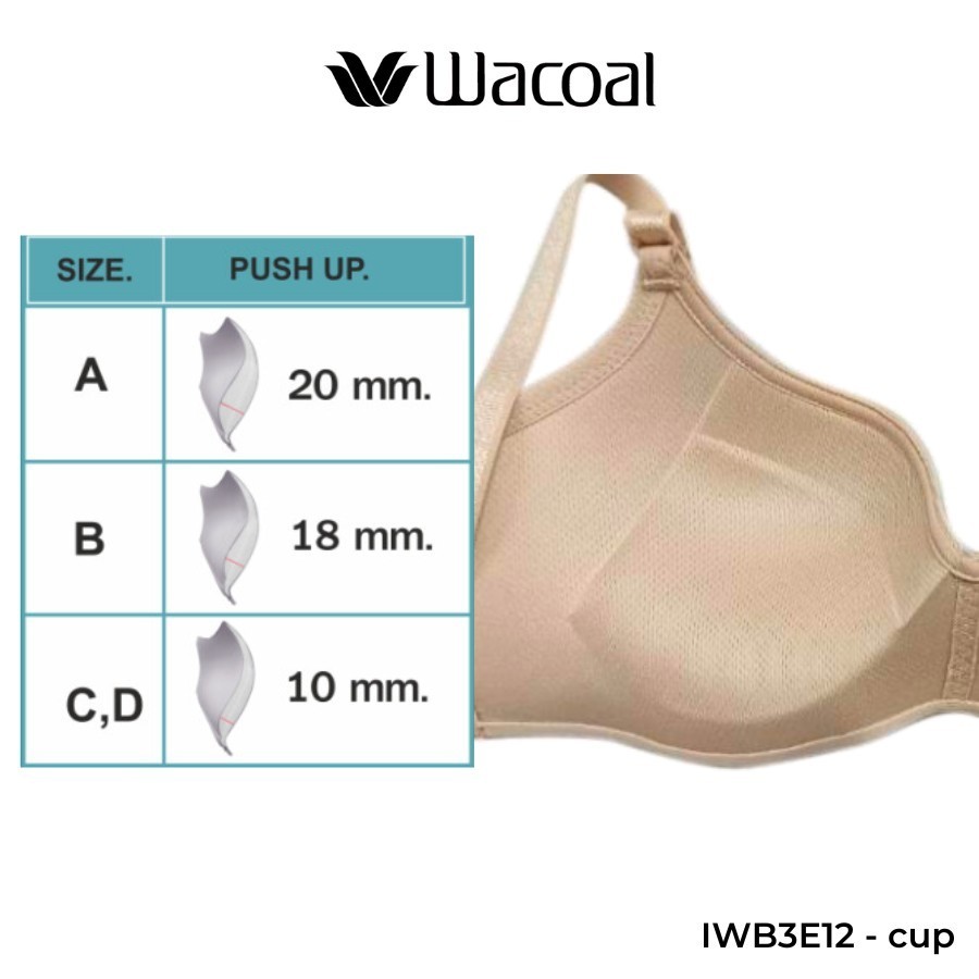 Áo ngực Wacoal Super Fit IWB3E12 - Cúp 3D