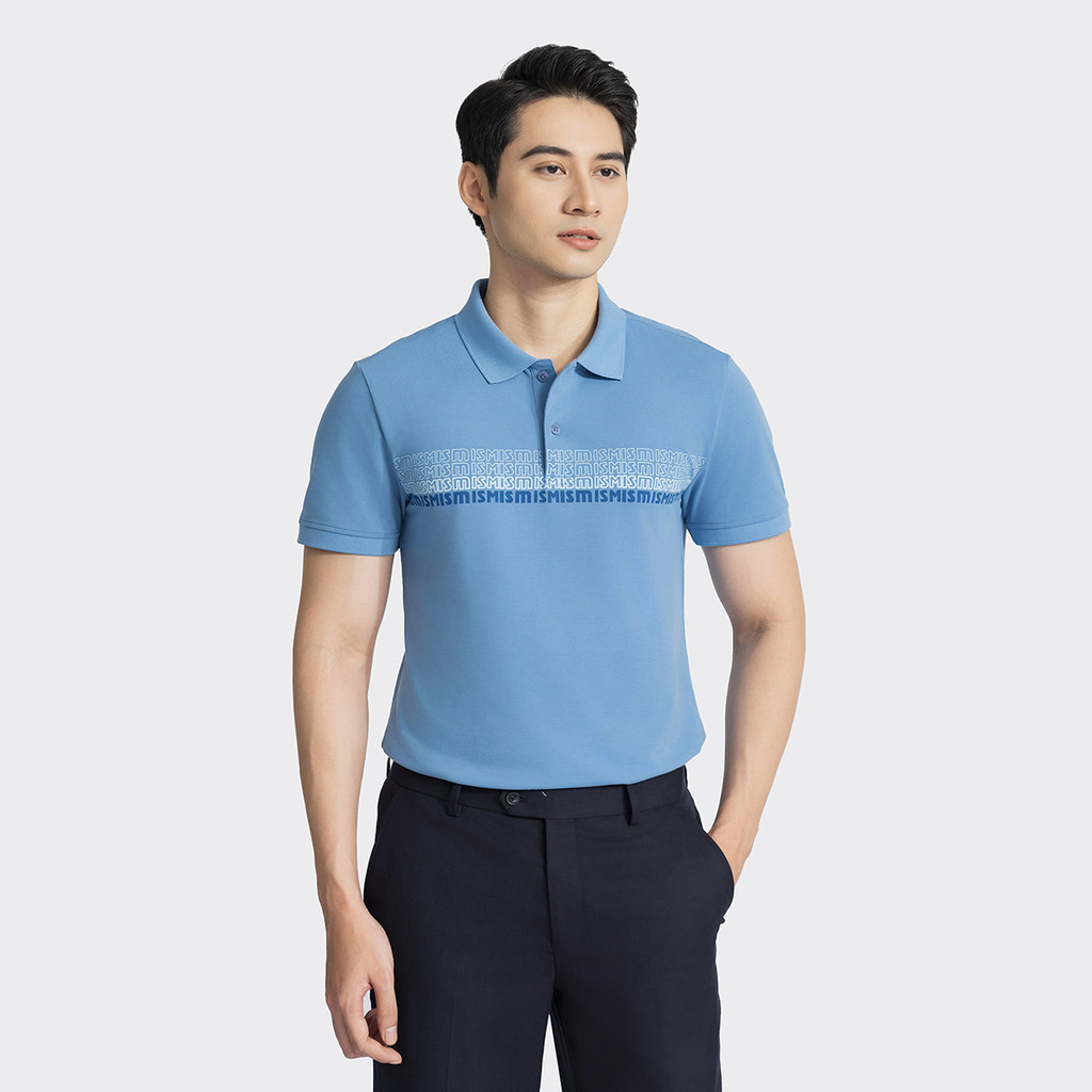 Mô tả Áo Polo Nam INSIDEMEN Tay Ngắn Họa Tiết In Slim fit IPS006AZ - 4