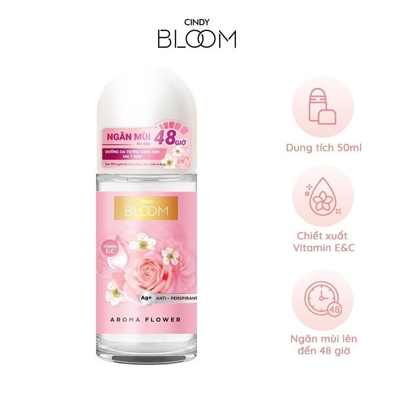 Mô tả Lăn khử mùi Cindy Bloom hương nước hoa dành nữ 50ml - 1