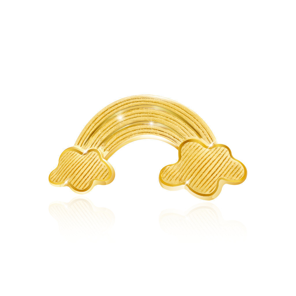 Mô tả PRIMA Bông Tai Vàng 24K - BST Mono Chic - Cầu Vồng - 111E4078 (Chuôi+ Chốt 18k) - ( 1 chiếc) - 1