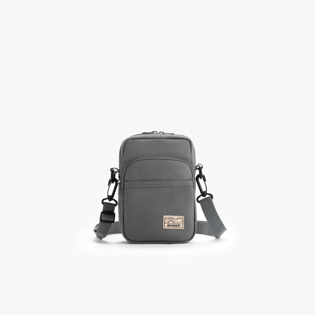Mô tả Túi đeo chéo nam nữ BAMA New Basic Shoulder Bag NB205 chống nước nhiều ngăn, túi mini vải canvas thời trang - 1