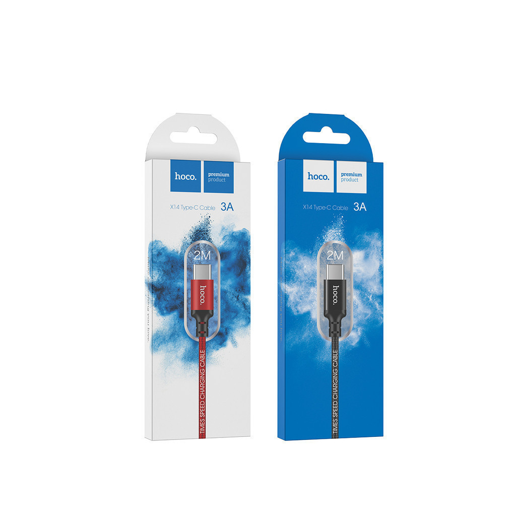 Mô tả Cáp sạc nhanh truyền dữ liệu Type-C Hoco X14 sạc nhanh 2A Max dây bọc dù - 2