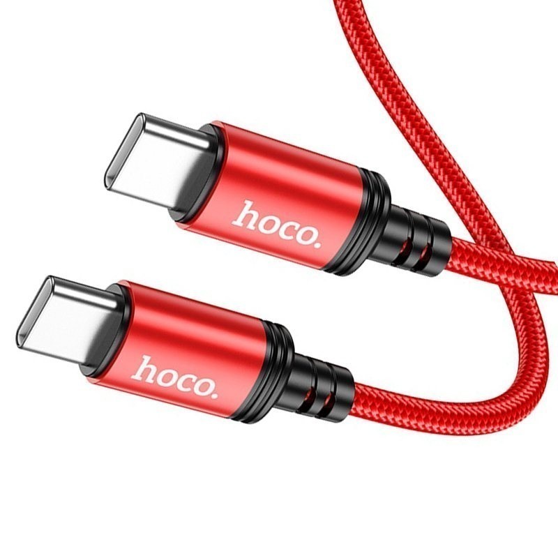Mô tả Cáp sạc nhanh PD60W TypeC to TypeC Hoco X89 hỗ trợ truyền dữ liệu, dây bọc dù chống đứt, gãy gập. dài 1M - 3