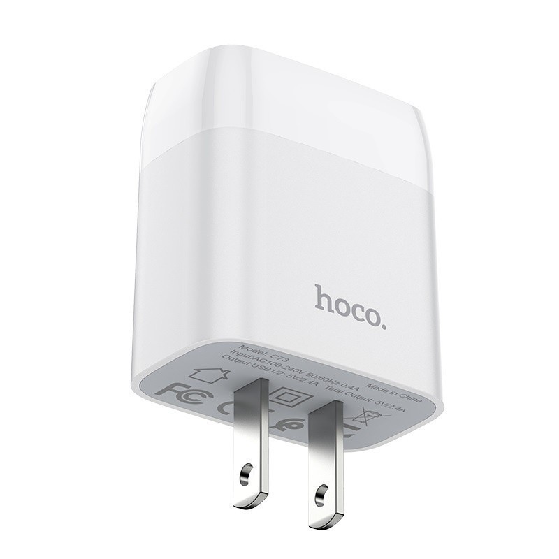 Mô tả Dock sạc Hoco C73 Sạc nhanh cổng kép 5V/2.4A - 1
