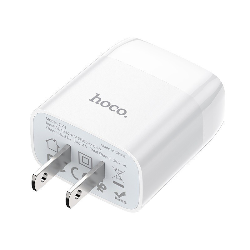 Mô tả Dock sạc Hoco C73 Sạc nhanh cổng kép 5V/2.4A - 3