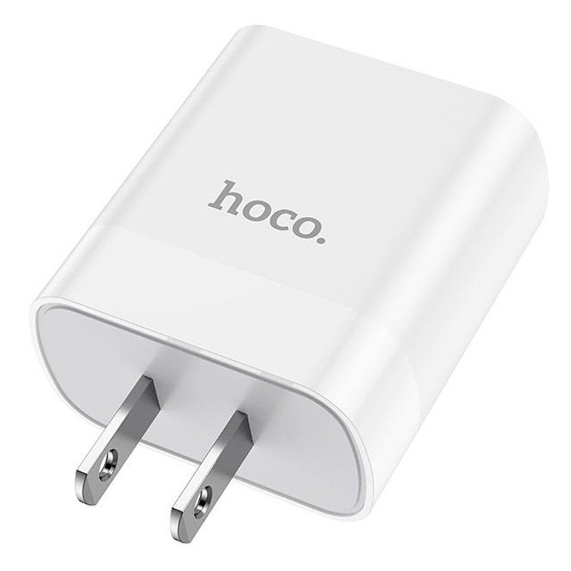 Mô tả Củ sạc PD 20W Hoco C80 2 cổng ( USB + Type-C ) sạc nhanh tối đa 3A, Q.C 3.0, tương thích nhiều thiết bị, tiện lợi ( US ) - 3