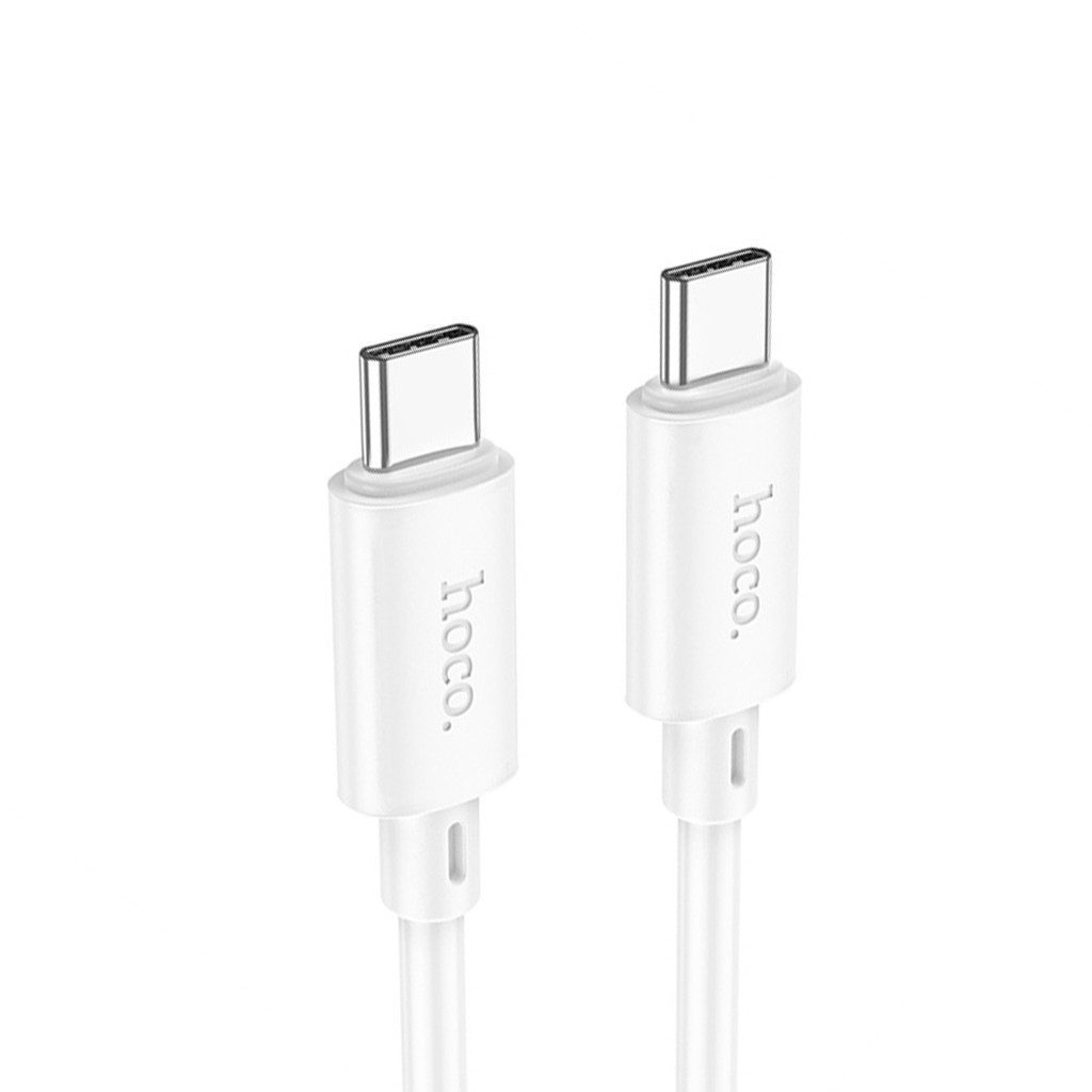 Mô tả Cáp sạc nhanh PD60W TypeC to TypeC Hoco X88 dây dẻo siêu bền dài 100cm (TRẮNG) - 2